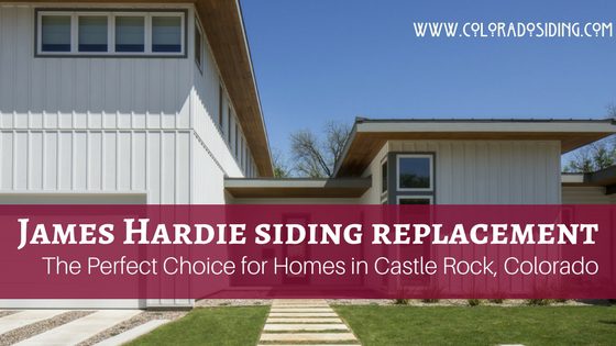 james hardie siding replacement castle rock