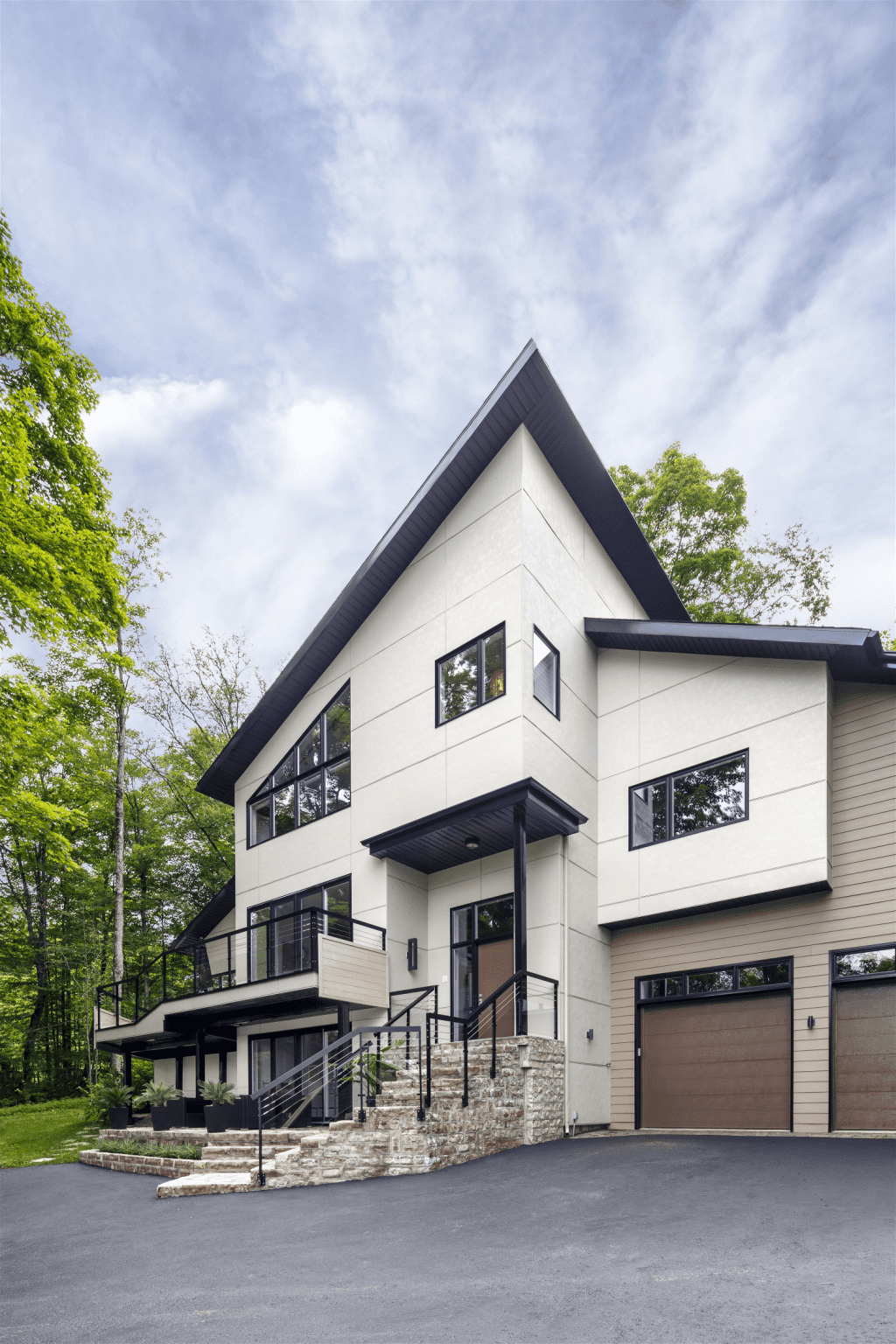 James Hardie Arctic White Modern Architectural Panels Colorado Siding