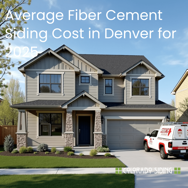 fiber cement siding cost Denver