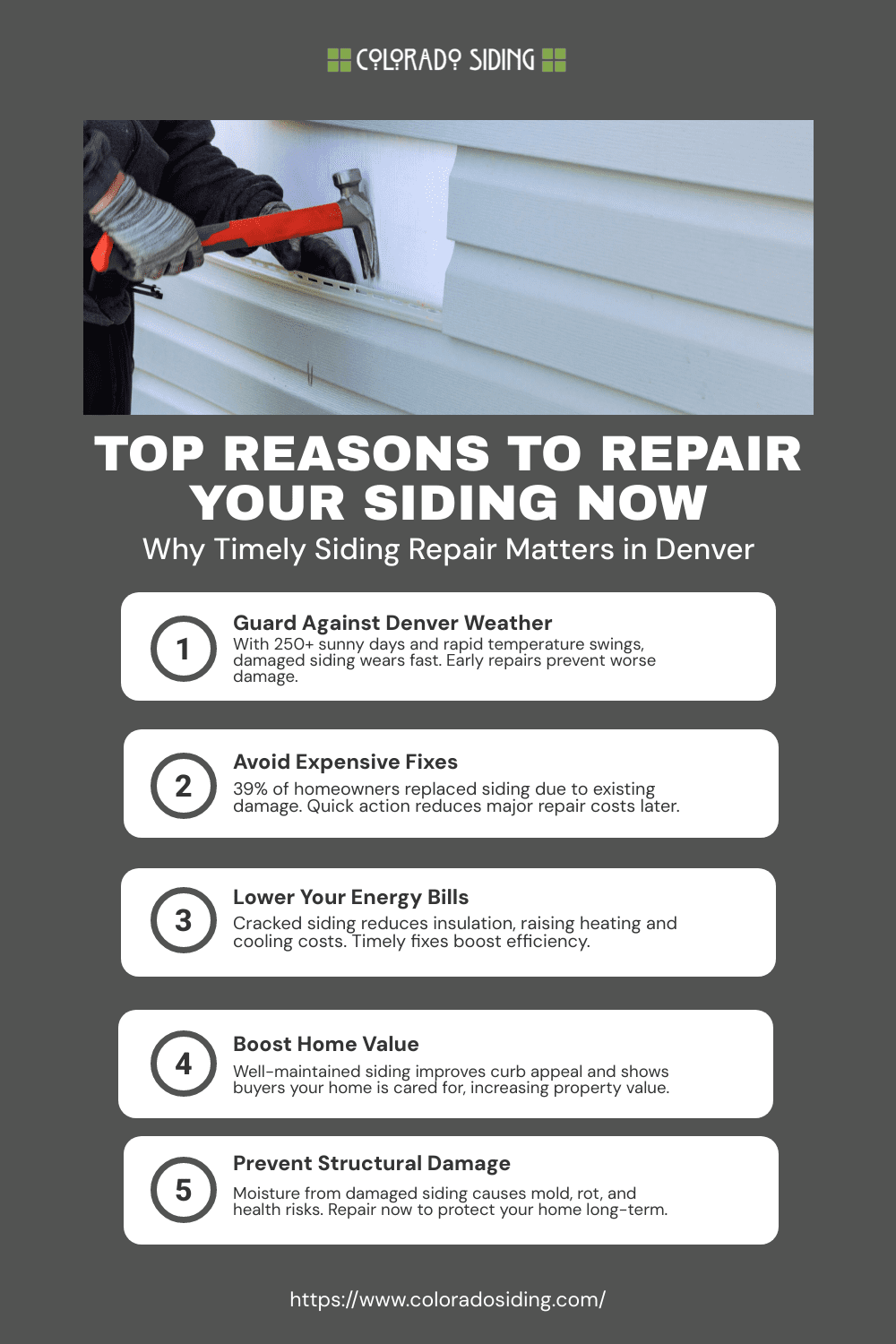 Siding Repair Infographic